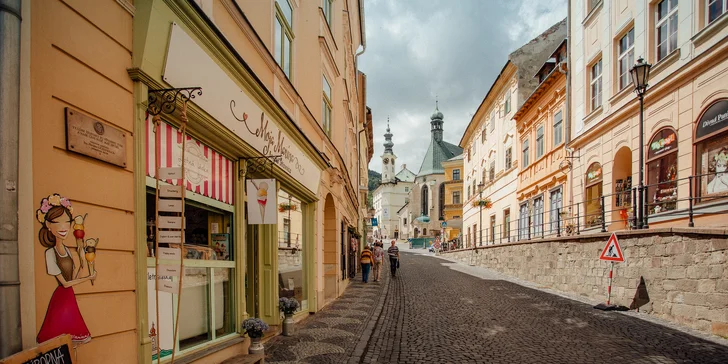 Romantika v historickom hoteli Bristol*** v centre Banskej Štiavnice