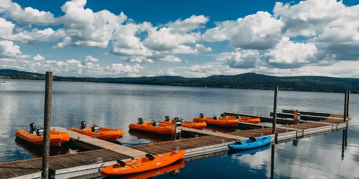 Jeseň alebo zima v námorníckom štýle: pobyt na Lipne s wellness a stravou