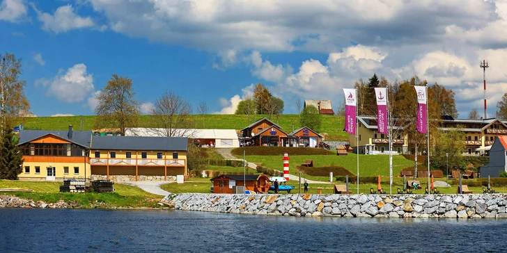 Jeseň alebo zima v námorníckom štýle: pobyt na Lipne s wellness a stravou