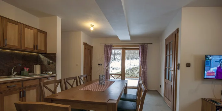 Pohodová dovolenka v apartmánoch na Liptove: ubytovanie pre až 8 osôb s kuchyňou a množstvo aktivít pre celú rodinu