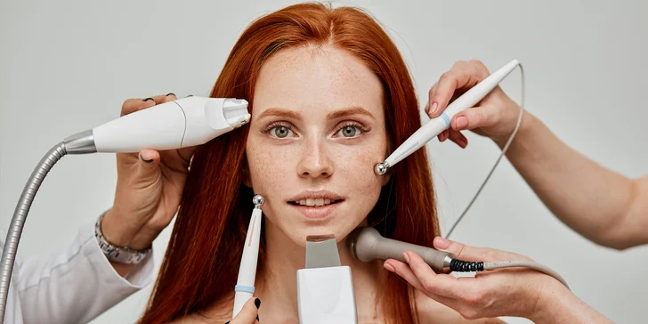 Mikrodermabrázia, rádiofrekvencia, kyslíkové ošetrenie aj skin scrubber