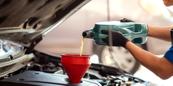 Výmena oleja a olejového filtra + kontrola vozidla