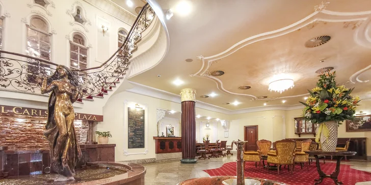 Luxusný pobyt v Karlových Varoch: 5* hotel s raňajkami a unikátnym Wellnesslandom