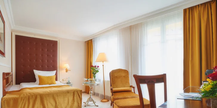 Luxusný pobyt v Karlových Varoch: 5* hotel s raňajkami a unikátnym Wellnesslandom