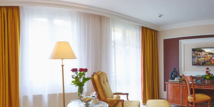 Luxusný pobyt v Karlových Varoch: 5* hotel s raňajkami a unikátnym Wellnesslandom
