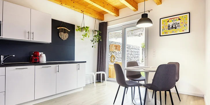 Pobyt v sukromí v štýlových, dizajnových apartmánoch Lama v krásnom prostredí Liptova pri Bešeňovej a Liptovskej Mare