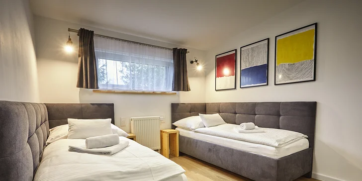 Pobyt v sukromí v štýlových, dizajnových apartmánoch Lama v krásnom prostredí Liptova pri Bešeňovej a Liptovskej Mare