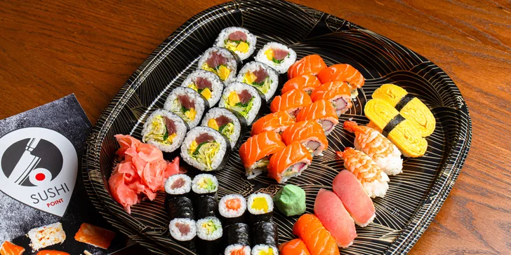 Lahodné sushi sety pre 1 alebo 2 osoby – maki, futomaki, nigiri a uramaki