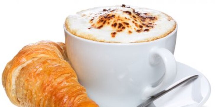1,15 eur za cappuccino a croissant. Voňavá, krehká a čerstvá kombinácia lahodných chutí v príjemnom prostredí reštaurácie Burekas. Zľava 51%!