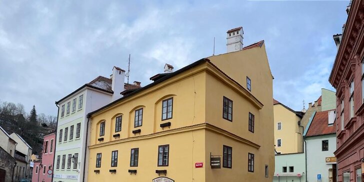 Pobyt s raňajkami v historickom centre Českého Krumlova: budova zo 16. storočia, len 5 minút od zámku