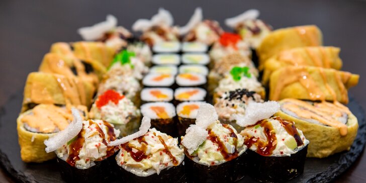 SUSHI BONSAI: Exkluzívny sushi set pre 2-3 osoby, až 36 kúskov (1120 g)!