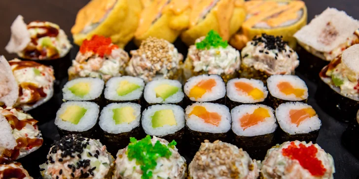 SUSHI BONSAI: Exkluzívny sushi set pre 2-3 osoby, až 36 kúskov (1120 g)!
