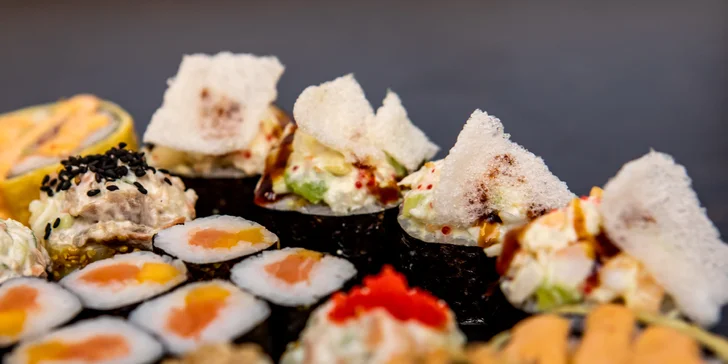 SUSHI BONSAI: Exkluzívny sushi set pre 2-3 osoby, až 36 kúskov (1120 g)!