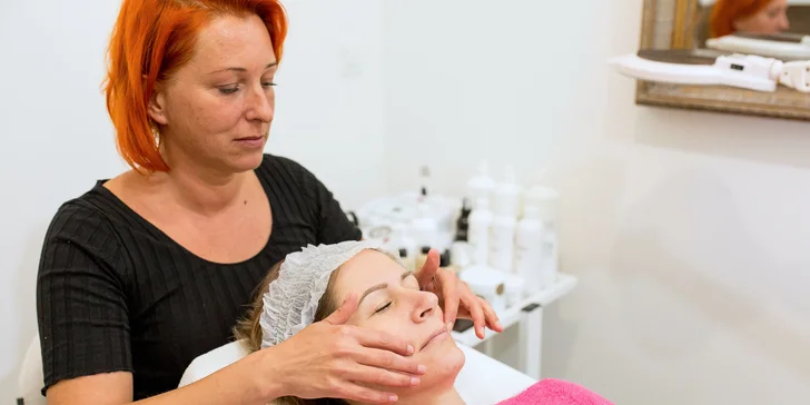 Čistá, vyhladená a oddýchnutá tvár vďaka ošetreniam v salóne Golden Relax