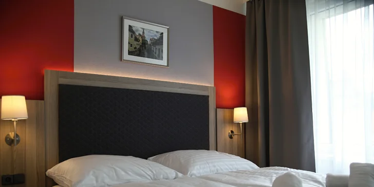 Čarovná dovolenka v Českom Krumlove: hotel 10 minút od historického centra, raňajky i fľaša vína