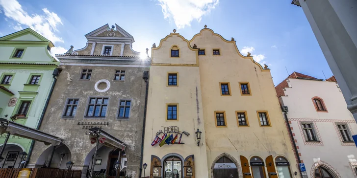 Pobyt v historickom centre Českého Krumlova: raňajky, vstup do Squash-fitness centra