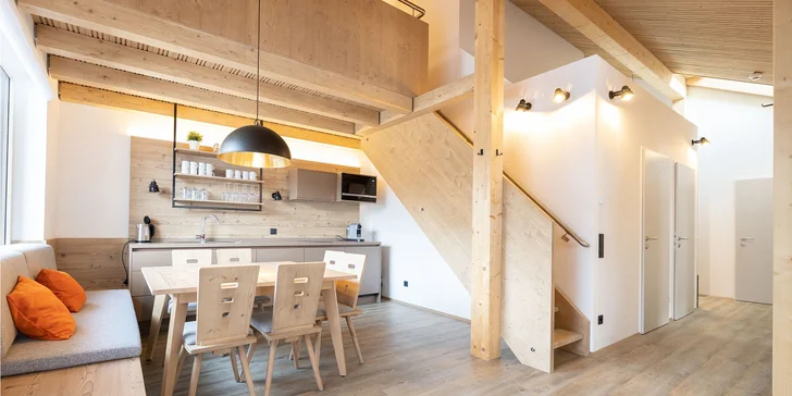 Zimná dovolenka v Rakúsku: moderné apartmány s kuchyňou až pre 8 osôb a wellness