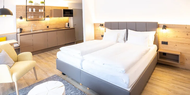 Zimná dovolenka v Rakúsku: moderné apartmány s kuchyňou až pre 8 osôb a wellness