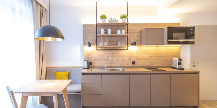 Zimná dovolenka v Rakúsku: moderné apartmány s kuchyňou až pre 8 osôb a wellness
