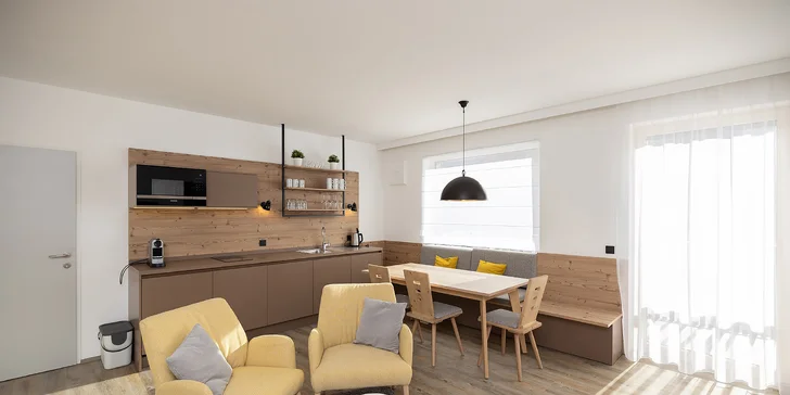 Zimná dovolenka v Rakúsku: moderné apartmány s kuchyňou až pre 8 osôb a wellness