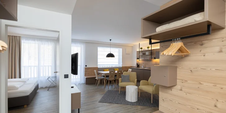Zimná dovolenka v Rakúsku: moderné apartmány s kuchyňou až pre 8 osôb a wellness