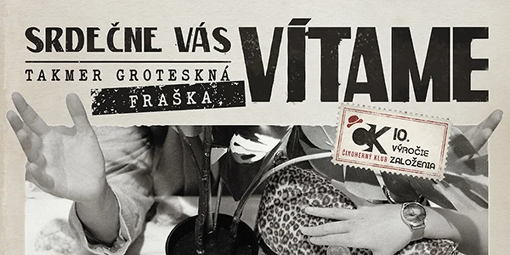 Činoherný klub: Premiéra autorskej komédie Srdečne vás vítame (30.10.2021)