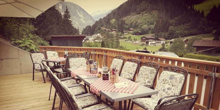 Dovolenka v Tirolských Alpách s raňajkami alebo polpenziou a privátnou saunou