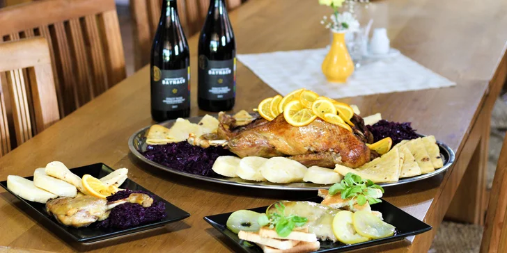Fantastické kačacie hody pre 2-6 osôb: aj s možnosťou ubytovania