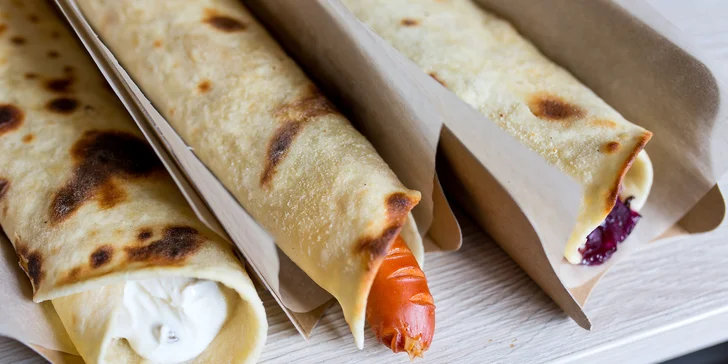 Plnené alebo čisté lokše v street food koncepte HOOD FOOD – až 17 príchutí