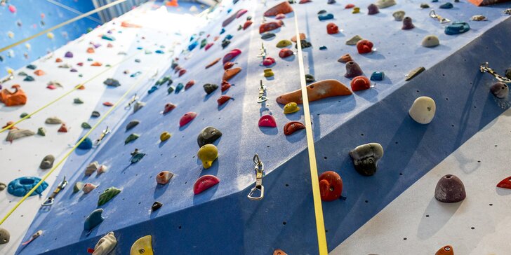 Vstup na lezeckú stenu či do lanového centra s prekážkovou dráhou a lanovkou pre malých i veľkých