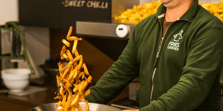 Fantastické hranolčeky pripravované belgickou metódou vo FRIES GARDEN