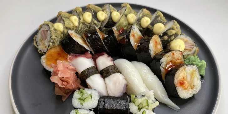 Lahodný sushi set pre 2 osoby v reštaurácii SUSHIHANIL