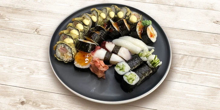 Lahodný sushi set pre 2 osoby v reštaurácii SUSHIHANIL