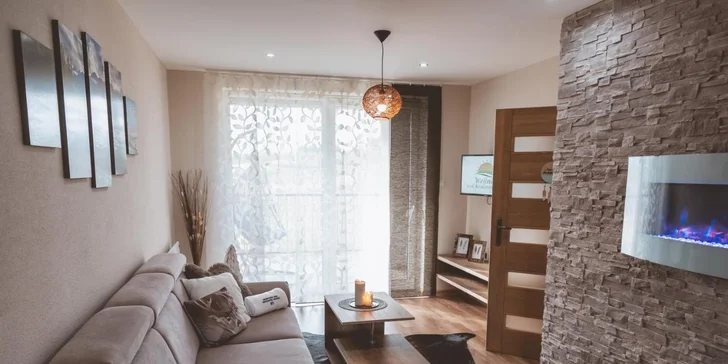 Jedinečné ubytovanie v modernom apartmáne priamo v srdci Horehronských hôr aj s wellness