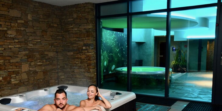 Luxusný wellness v Hot zóne + bazén s možnosťou večere v Hoteli Lesná