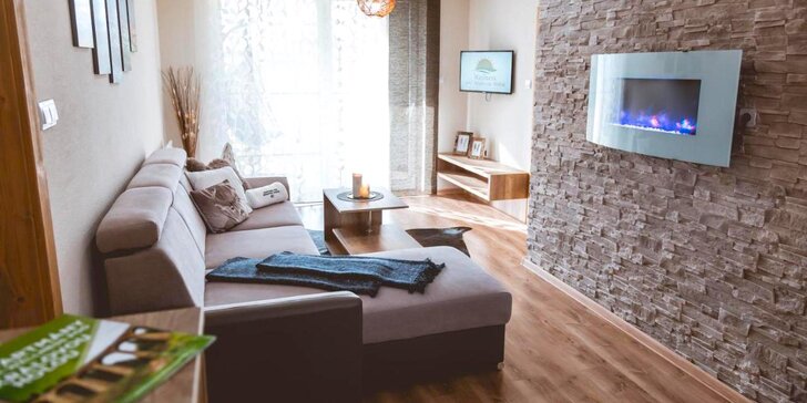 Jedinečné ubytovanie v modernom apartmáne priamo v srdci Horehronských hôr aj s wellness