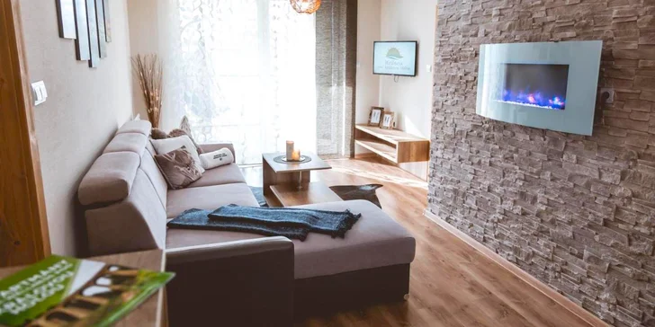 Jedinečné ubytovanie v modernom apartmáne priamo v srdci Horehronských hôr aj s wellness