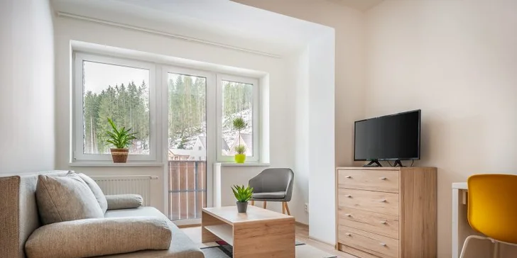 Dovolenka v Jánskej doline v apartmánovom rezorte Štiavnica so špičkovým wellness so saunami a bazénom + 2 deti v cene voucheru