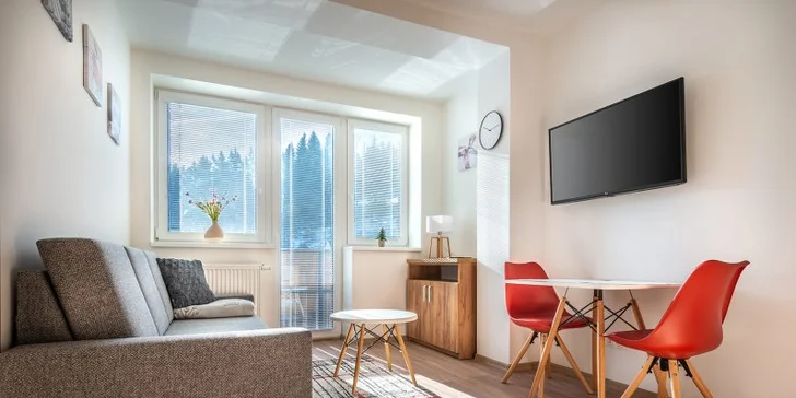 Dovolenka v Jánskej doline v apartmánovom rezorte Štiavnica so špičkovým wellness so saunami a bazénom + 2 deti v cene voucheru