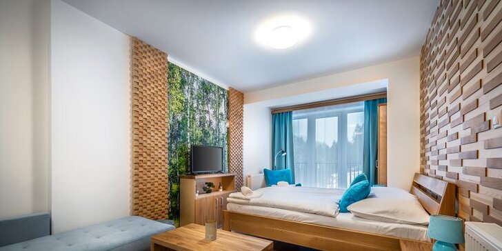 Dovolenka v úžasnej Jánskej doline v novom apartmánovom rezorte Štiavnica so špičkovým wellness so 4 saunami a bazénom