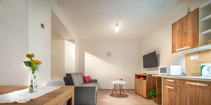 Dovolenka v Jánskej doline v apartmánovom rezorte Štiavnica so špičkovým wellness so saunami a bazénom + 2 deti v cene voucheru