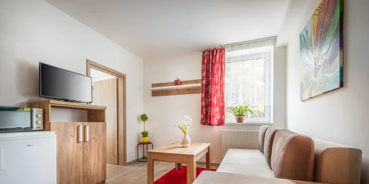Dovolenka v Jánskej doline v apartmánovom rezorte Štiavnica so špičkovým wellness so saunami a bazénom + 2 deti v cene voucheru