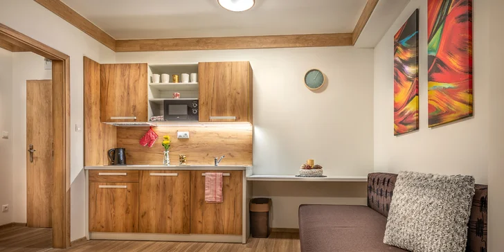 Dovolenka v úžasnej Jánskej doline v novom apartmánovom rezorte Štiavnica so špičkovým wellness so 4 saunami a bazénom