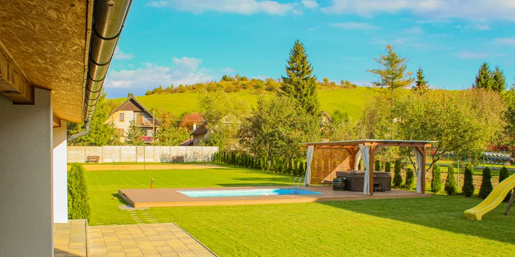 Dovolenka v tichej časti Liptova pre páry aj rodiny s deťmi v novozrekonštruovaných apartmánoch aj s mini wellness