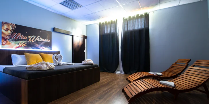 Oddýchnite si v privátnom wellness Mika so saunou a vírivou vaňou