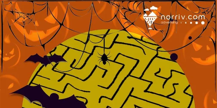 Halloween FEST: Interaktívne Halloweenske bludisko plné 3D efektov a rekvizít