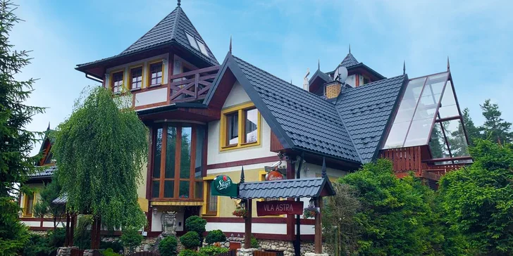 Privátny wellness vo Vila Astra *** s fľašou sektu pre 2 alebo 4 osoby