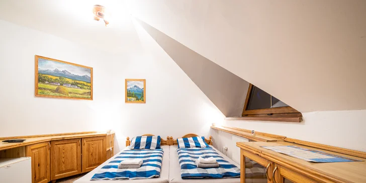 Pobyt s raňajkami a s privátnym wellness vo Vysokých Tatrách