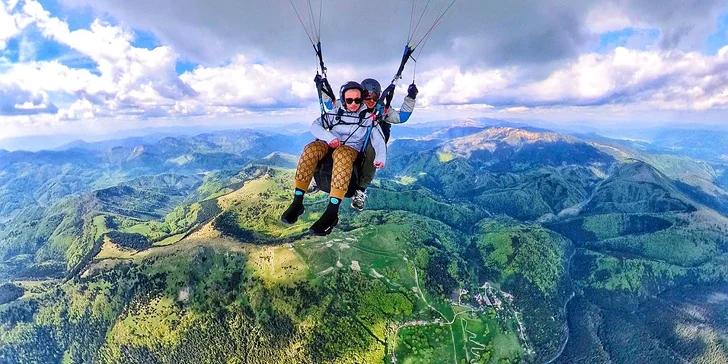 Tandemový let alebo tandemový termický let na padáku