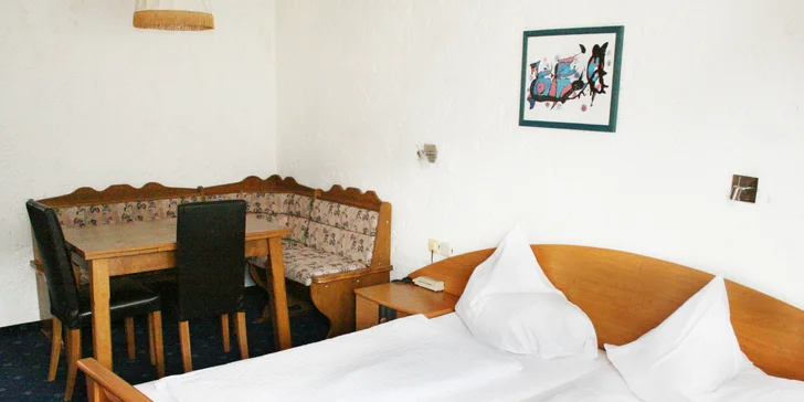 Zimná dovolenka v Rakúsku: hotel 7 km od Innsbrucku, polpenzia a wellness
